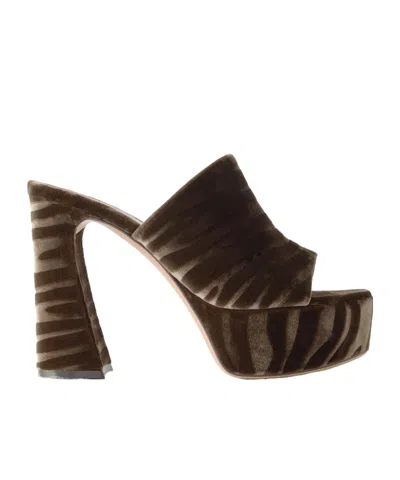 Gianvito Rossi Casual Platform Shoes In Brown