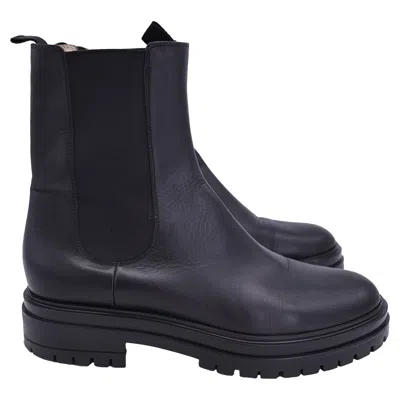 Gianvito Rossi Chester Ankle Boots In Black Leather