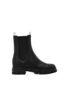 Gianvito Rossi Chester Leather Chelsea Boots In Black