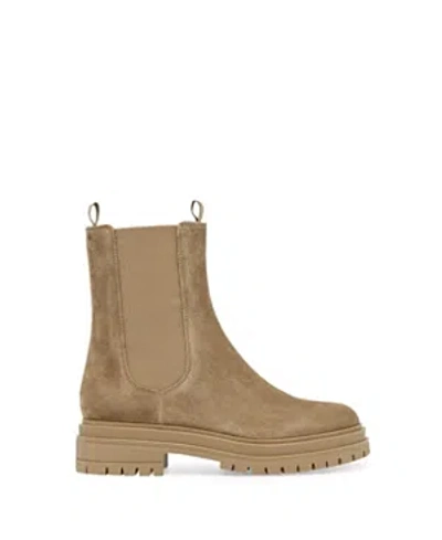 Gianvito Rossi Chester Suede Chelsea Boots In Brown