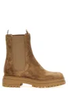 Gianvito Rossi Chelsea Suede Ankle Boots In Brown