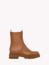 Gianvito Rossi Side Elastic Spliced Short Boots In Brown