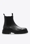 Gianvito Rossi Chester Leather Ankle Boots In Black