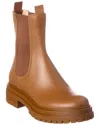 Gianvito Rossi Side Elastic Spliced Short Boots In Brown