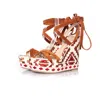 Gianvito Rossi Cheyenne Wedge In Multi