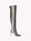 Gianvito Rossi 85mm Christina Boots In Grey