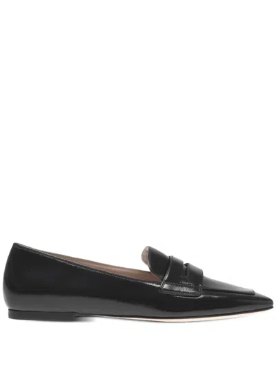 Gianvito Rossi Christina Loafers In Black