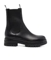 Gianvito Rossi Chester Leather Chelsea Boots In Black