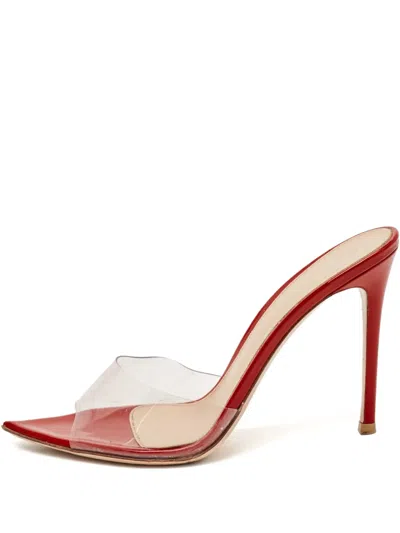 Pre-owned Gianvito Rossi Clear Panel Pointed-toe Heels