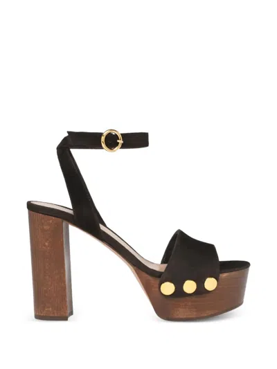 Gianvito Rossi Clog Sandals In Brown