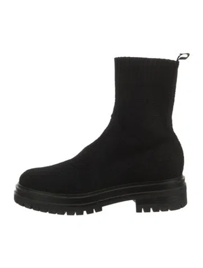 Pre-owned Gianvito Rossi Combat Boots In Black