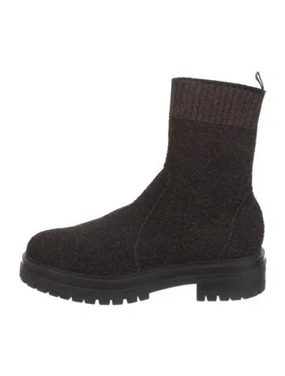 Pre-owned Gianvito Rossi Combat Boots In Multi
