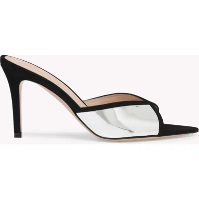 Gianvito Rossi Confetti Mule In Black Calf Leather