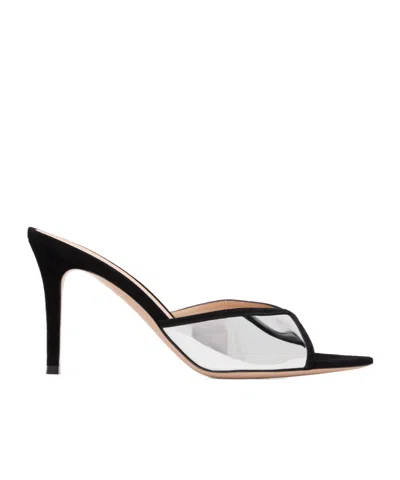 GIANVITO ROSSI CONFETTI MULE OPEN-TOE HIGH-HEELED SANDALS