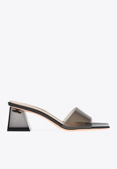 GIANVITO ROSSI COSMIC 55 MULE SANDALS