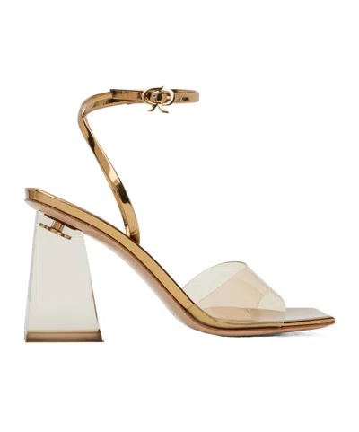 Gianvito Rossi Cosmic 85 High-heeled Sandals In Gold