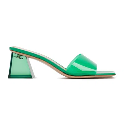 Gianvito Rossi Cosmic Flat In Green