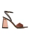Gianvito Rossi Cosmic Leather-trimmed Tpu Sandals In Black