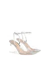 Gianvito Rossi Cosmic Sandal 85 In Silver Leather
