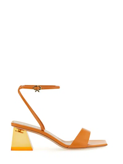 Gianvito Rossi Cosmic Graphic Heels For Women In Orange