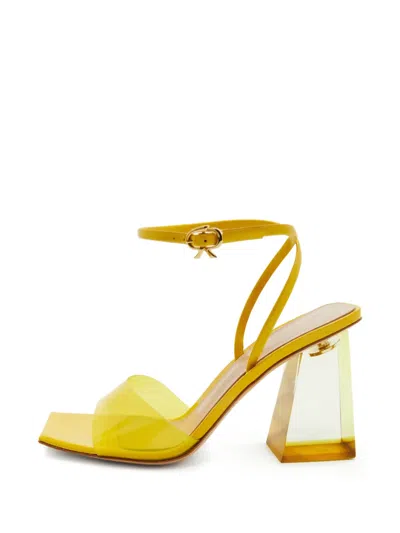 Pre-owned Gianvito Rossi Cosmic Sandals In Yellow