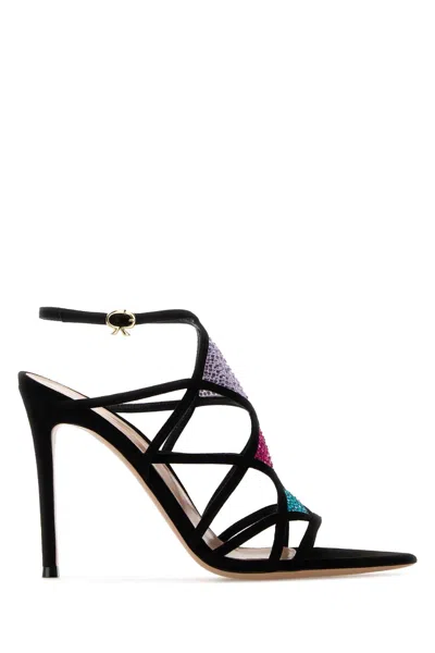 Gianvito Rossi Cozbtll Sandal In Black