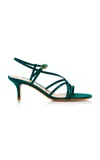 Gianvito Rossi Crepe Satin Sandals