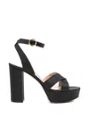 Gianvito Rossi Crisscross-strap Sandals In Black