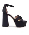Gianvito Rossi Stylish Black Sandals With Platform Sole For Women In Black
