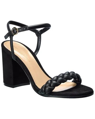 Gianvito Rossi Cruz 85 Leather & Suede Sandal In Black