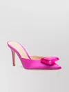 Gianvito Rossi Crystal-detail Satin Slingback Pumps In Bloom