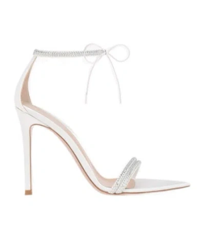 GIANVITO ROSSI GIANVITO ROSSI CRYSTAL ADORNED SANDALS