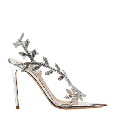 Gianvito Rossi Crystal-embellished Flavia Sandals In Multi