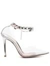 Gianvito Rossi Crystal-embellished Transparent Pumps In Neutrals
