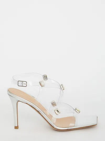GIANVITO ROSSI CRYSTAL FEVER SANDALS