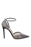 Gianvito Rossi 105 Crystal-embellished Plexiglass Pumps In Black
