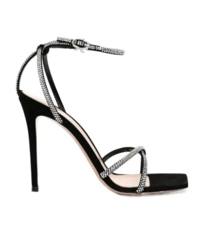 GIANVITO ROSSI GIANVITO ROSSI EMBELLISHED HEELED SANDALS