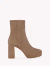 Gianvito Rossi Woman Ankle Boots Sand Size 8 Leather In Brown