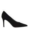 Gianvito Rossi Pointed Suede Pumps In Black