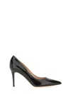 Gianvito Rossi Gianvito 85 Vitello Leather Point-toe Pumps