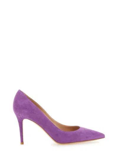 Gianvito Rossi Gianvito 85 Suede Pumps In Multicolor