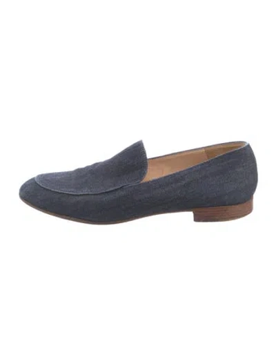 Pre-owned Gianvito Rossi Denim Loafers In Blue
