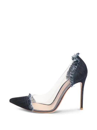Pre-owned Gianvito Rossi Denim Pumps In Blue