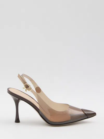 Gianvito Rossi Diana Slingback Pumps In Brown
