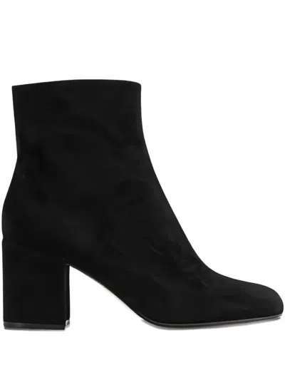 Gianvito Rossi Dillon Suede Zip Boots