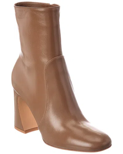 Gianvito Rossi Dnu Pack  85 Leather Boot In Brown