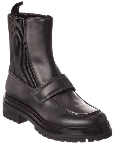 Gianvito Rossi Dnu Pack  Berck 20 Leather Boot In Black