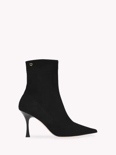 【関税&送料込】Gianvito Rossi Dunn Suede Ankle Boots Gianvito Rossi Dunn 85mm Suede Boots In Black | ModeSens