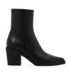 Gianvito Rossi Dylan Pointed-toe Ankle Boots In Black