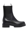 Gianvito Rossi Chester Leather Chelsea Boots In Black